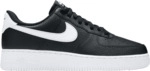 Nike Air Force 1 Low '07 Black White Pebbled Leather