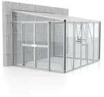 Vitavia, Anlehn-Gew&auml;chshaus "Helena 10200", aluminium, 3 mm ESG, 10 mm HKP, 10,2 m2