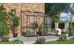 Vitavia, Anlehn-Gew&auml;chshaus "Ida 3300", schwarz, 4 mm HKP, 3,3 m2