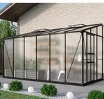 Vitavia, Anlehn-Gew&auml;chshaus "Osiris 7800", schwarz, 4 mm HKP, 7,8 m2