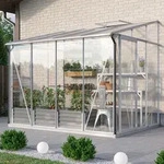 Vitavia, Anlehn-Gew&auml;chshaus "Osiris 5200", aluminium eloxiert, 3 mm ESG, 6 mm HKP,
