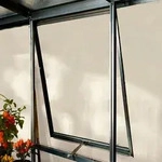 Vitavia, Seitenfenster "V" f&uuml;r Vitavia Gew&auml;chsh&auml;user, schwarz, ESG