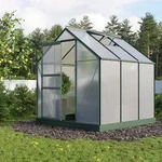 Vitavia, Gew&auml;chshaus "Planet 3800" inkl. Fundament, smaragd, 6 mm HKP, 3,8 m2