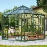 Vitavia, Gew&auml;chshaus "Pi 9000", smaragd, 3 mm ESG
