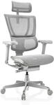 ERGOHUMAN SLIM G GEN2 | Netz - Luxus Chefsessel Hellgrau