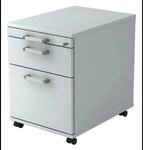 SIGNA AC20 - Rollcontainer Chromgriff Metall Grau