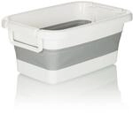 CLEAN SILW - Faltbeh&auml;lter Grau/Wei&szlig;