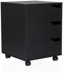 ORGANISER I - Rollcontainer Schwarz