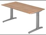 XTRA XB 16 SS | Schreibtisch 160 x 80 h&ouml;henverstellbar Nussbaum