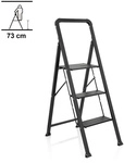SOLID W6 | 3 Stufen - Klappleiter Schwarz