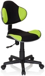 KIDDY GTI-2 - Kinderdrehstuhl Schwarz / Gr&uuml;n