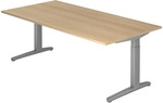 XTRA XB 2E SS | Schreibtisch - 200 x 100 Eiche h&ouml;henverstellbar