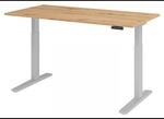 XMKA 16 S | Schreibtisch 160 x 80 elektrisch h&ouml;henverstellbar Asteiche