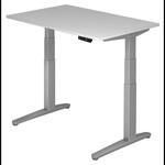 XBHM 12 SS | Schreibtisch 120 x 80 elektrisch h&ouml;henverstellbar Grau