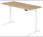 XBHM 19 WW | Schreibtisch 180 x 80 elektrisch h&ouml;henverstellbar Eiche
