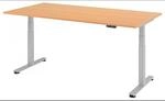 XDSM 2E S | Schreibtisch 200 x 100 elektrisch h&ouml;henverstellbar Buche