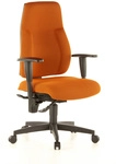 LADY SITNESS C AL.K2 - Profi B&uuml;rostuhl Orange Stoff