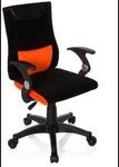KIDDY PRO AL - Kinderdrehstuhl Schwarz/Orange