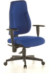 LADY SITNESS C AL.K2 - Profi B&uuml;rostuhl Blau Stoff