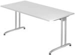 BELA 16 S | Schreibtisch 160 x 80 Wei&szlig;