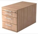 SIGNA TC30 - Rollcontainer Relinggriff Kunststoff Nussbaum