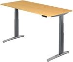 XBHM 19 GC | Schreibtisch - Buche 180 x 80 elektrisch h&ouml;henverstellbar