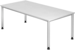 HILO 2E S | Schreibtisch - Wei&szlig; 200 x 100 h&ouml;henverstellbar