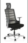 SKARIF - High End B&uuml;rostuhl Schwarz/Grau