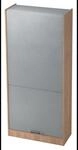 SIGNA R 90 Streifengriff Kunststoff Nussbaum/Silber