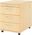 hjh OFFICE PRO 1606_3_3_BO, hjh OFFICE PRO BARI 1606 Bogengriff Kunststoff Ahorn