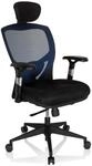 VENUS BASE - High End B&uuml;rostuhl Blau/Schwarz