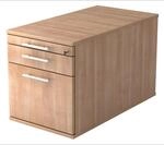 SIGNA TC20 - Rollcontainer Relinggriff Kunststoff Nussbaum