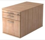 SIGNA TC20 - Rollcontainer Bogengriff Metall Nussbaum