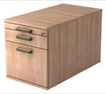SIGNA TC20 - Rollcontainer Streifengriff Kunststoff Nussbaum