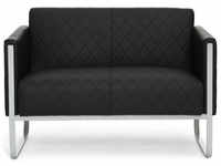 ARUBA STEP | 2-Sitzer - Lounge Sofa Schwarz