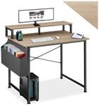 tectake&reg; Schreibtisch, Industrial Style, mit Monitorst&auml;nder und