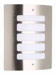 BRILLIANT Lampe Todd Au&szlig;enwandleuchte edelstahl 1x A60, E27, 60W, geeignet f&uuml;r