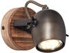 BRILLIANT Lampe Tool Wandspot schwarz stahl 1x PAR51, GU10, 35W, geeignet für