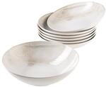 M&auml;ser Salatsch&uuml;ssel-Set, Steinzeug Ossia Wei&szlig; / Beige