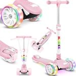KIDIZ&reg; Roller Kinder Scooter X-Pro2 Dreiradscooter mit PU LED Leuchtenden R&auml;der
