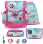 Rucksack Classy Plus ergonomisches Schulranzen-Set 5-teilig Aqua Rose