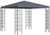 Outsunny Pavillon mit Stahlrahmen grau 2,95L x 2,95B x 2,55H m