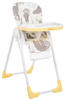 Kikkaboo Kinderhochstuhl Vitto verstellbar Tisch abnehmbar Becherfassung faltbar gelb