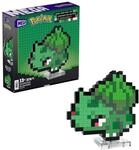 Mattel HTH75 - Mega - Pok&eacute;mon - Bisasam Pixel Art Bauset, 374 Teile