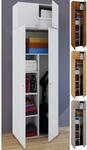 VCM Besenschrank 6 F&auml;cher Ma&szlig;e B. 70 x H. 238 x T. 40 cm Haushaltsschrank 