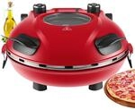 Steinborg Pizzaofen elektrisch mit 32 cm Pizzastein 1200W