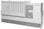 Lorelli Babybett, Jugendbett 3 in 1 Mini Max umbaubar, f&uuml;r 2 Kinder gleichzeitig