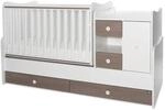 Lorelli Babybett, Jugendbett 3 in 1 Mini Max umbaubar, f&uuml;r 2 Kinder gleichzeitig
