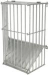 Kerbl Futterraufe SlowFeed Plus Heuraufe aus Metall zur Wandmontage Futterraufe