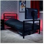 XROCKER Basecamp - Gaming Metallbett f&uuml;r Kinder & Teenager mit TV-Halterung -